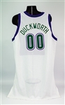 1995-96 Kevin Duckworth Milwaukee Bucks Home Jersey (MEARS LOA)