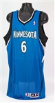 2011-12 Bonzi Wells Minnesota Twimberwolves Preseason Road Jersey (MEARS LOA)