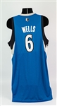 2011-12 Bonzi Wells Minnesota Twimberwolves Preseason Road Jersey (MEARS LOA)