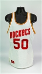 1983-86 Ralph Sampson Houston Rockets Game Worn Home Jersey (MEARS A10)