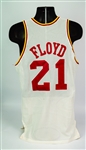 1988-89 Sleepy Floyd Houston Rockets Game Worn Home Jersey (MEARS A10)