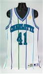 1996-97 Glen Rice Charlotte Hornets Game Worn Home Jersey (MEARS A10)