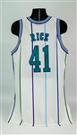 1996-97 Glen Rice Charlotte Hornets Game Worn Home Jersey (MEARS A10)