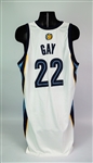 2008-09 Rudy Gay Memphis Grizzlies Game Worn Home Jersey (MEARS A10)