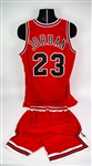 1991-92 Michael Jordan Chicago Bulls Road Uniform 