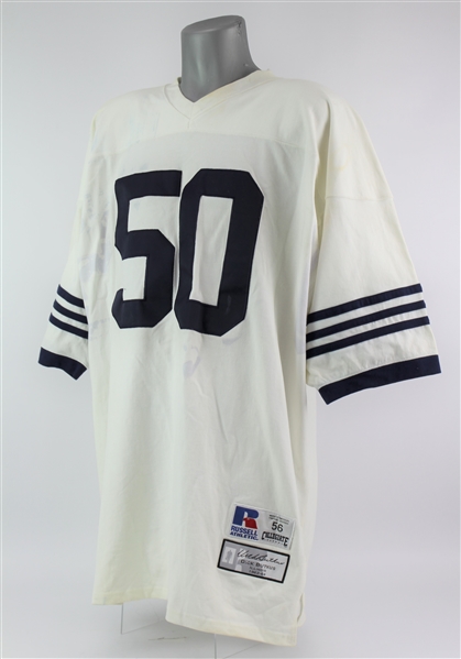 2000s Dick Butkus Illinois Fighting Illini Signed Collegiate Legends Jersey (JSA)