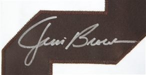 2000's Jim Brown Cleveland Browns Signed Jersey (JSA)
