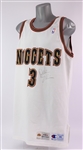 1994-95 Dale Ellis Denver Nuggets Signed Game Worn Home Jersey (MEARS A10/JSA)