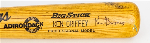 1987 Ken Griffey Sr. Atlanta Braves Signed Rawlings Adirondack Professional Model Game Used Bat (MEARS A10/JSA & PSA/DNA)