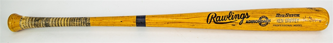 1987 Ken Griffey Sr. Atlanta Braves Signed Rawlings Adirondack Professional Model Game Used Bat (MEARS A10/JSA & PSA/DNA)