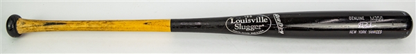 2002-03 Jorge Posada New York Yankees Louisville Slugger Professional Model Game Used Bat (MEARS A7 & PSA/DNA)