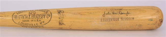 1957-60 Wes Covington Milwaukee Braves H&B Louisville Slugger Professional Model Game Used Bat (MEARS A9)