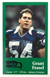 1987-88 Grant Feasel Seattle Seahawks Game Worn Home Jersey (MEARS LOA)