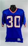 1989 Dave Meggett New York Giants Home Jersey (MEARS A5) Rookie Season