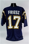 1991-93 John Friesz San Diego Chargers Home Jersey (MEARS LOA)