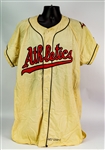 1960 Harry Chiti Kansas City Athletics Game Worn Home Jersey (MEARS A10)