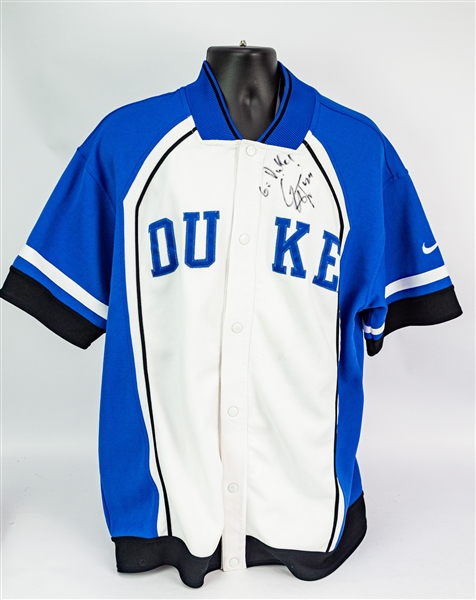 2006-09 Gerald Henderson Duke Blue Devils Signed Shooting Shirt (MEARS LOA/JSA) 