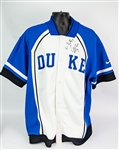 2006-09 Gerald Henderson Duke Blue Devils Signed Shooting Shirt (MEARS LOA/JSA) 