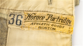 1953 George Crowe Milwaukee Braves Game Worn Road Uniform Pants (MEARS LOA) Inaugural Milwaukee Season