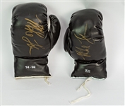 1996 Mike Tyson World Heavyweight Champion Signed Training Worn Boxing Gloves - Pair of 2 (MEARS LOA Worn To Train for Bruno 2)