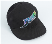 1998-99 Wade Boggs Tampa Bay Devil Rays Batting Practice Cap (MEARS LOA)
