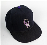 1993 Chris Jones Colorado Rockies Game Worn Cap (MEARS LOA) Inaugural Season