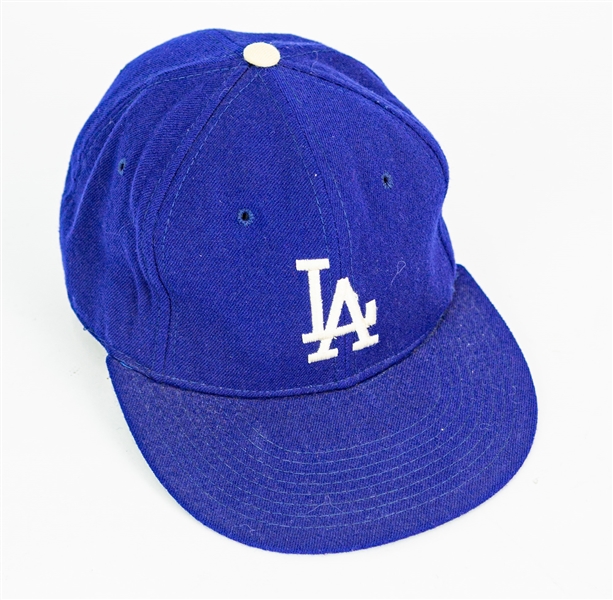 1989-90 Orel Hershiser Los Angeles Dodgers Game Worn Cap (MEARS LOA)