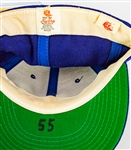 1989-90 Orel Hershiser Los Angeles Dodgers Game Worn Cap (MEARS LOA)