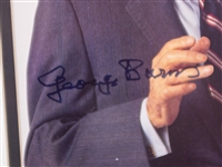 1996 George Burns Actor/Comedian 15 x 21 Display w/ Cigar & Signed Photo (JSA)