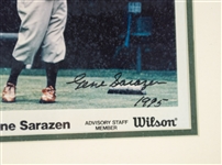 1995 Gene Sarazen Signed 13 x 16 Framed Wilson Staff Photo (JSA) 