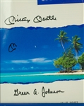 1991 Mickey Mantle New York Yankees Signed 16" x 19" Framed Club Med Brochure (JSA)