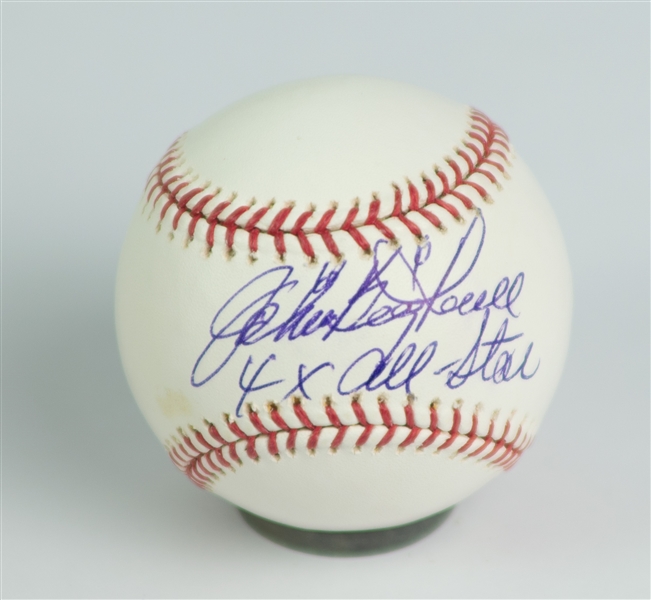 2000s John "Boog" Powell Baltimore Orioles Signed OML Selig Baseball (*JSA*)