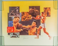 1990s Muhammad Ali World Heavyweight Champion Signed 18" x 22" Lithograph (JSA) 286/500