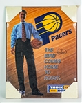 1997 Larry Bird Indiana Pacers Signed 17" x 22" Mounted Poster (JSA)