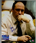 2000s James Gandolfini The Sopranos Signed 16" x 20" Photo (JSA/Steiner)