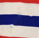1985 John Hannah New England Patriots Game Worn Home Jersey (MEARS A9) Final Season