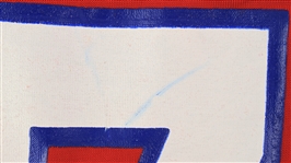 1985 John Hannah New England Patriots Game Worn Home Jersey (MEARS A9) Final Season