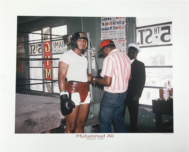 1964 Muhammad Ali World Heavyweight Champion 16" x 20" Modern Photo