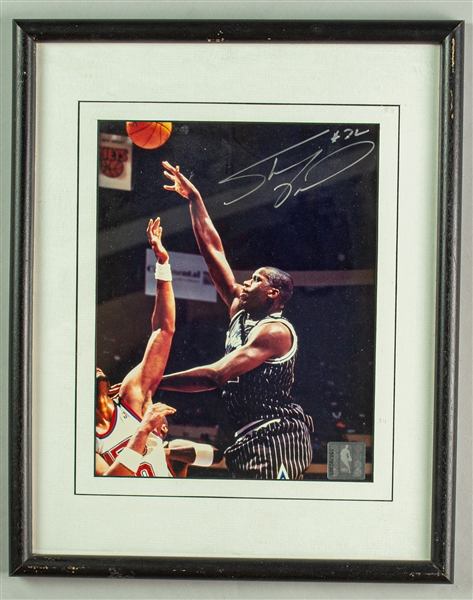 1990s Shaquille ONeal Orlando Magic Signed 12" x 15" Framed Photo (JSA)