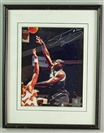 1990s Shaquille ONeal Orlando Magic Signed 12" x 15" Framed Photo (JSA)