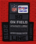2015 (November 8) Logan Mankins Tampa Bay Buccaneers Game Worn Salute to Service Home Jersey (MEARS A10 & PSA/DNA)