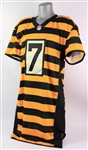 2016 (October 9) Ben Roethlisberger Pittsburgh Steelers Team Issued Breast Cancer Awareness Game Throwback Jersey (MEARS A5)