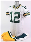 2012 Aaron Rodgers Green Bay Packers Road Uniform (MEARS A5)
