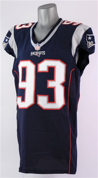 2015 Jabaal Sheard New England Patriots Game Worn Home Jersey (MEARS A10/Team COA)