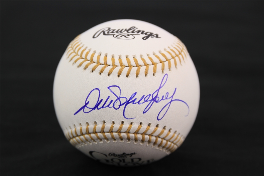 2000s Dale Murphy Atlanta Braves Signed Rawlings Gold Glove Award Baseball (PSA/DNA)