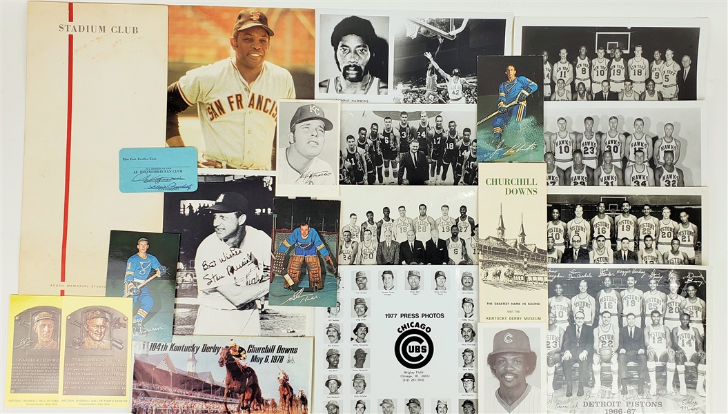1960s-70s Basketball, Hockey, Baseball Photos & more (Lot of 30+)