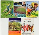 1954-1969 Wisconsin Badgers, Michigan State & more Official Programs (Lot of 5)