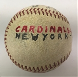 1967 (May 19) Bob Gibson St. Louis Cardinals ONL Giles Game Used Victory Baseball (MEARS LOA)