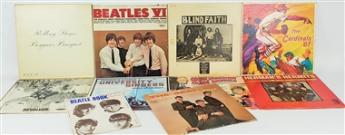 1960s The Beatles Vinyl Records, Book, and more (Lot of 10)