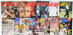 1980s-1990s Michael Jordan Chicago Bulls Sports Illustrated & Sporting News Magazines & more  (Lot of 50+)